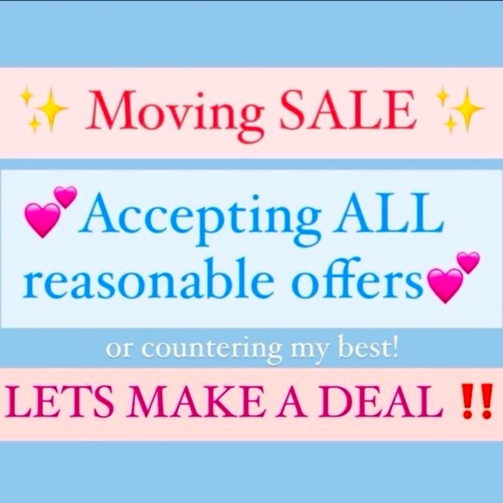 Moving Sale!